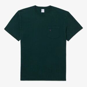NWT NOAH NY Core Logo Pocket Tee Men's Large Forest Green Garment Dyed MiUSA